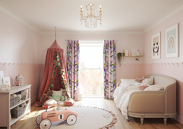 Palm Springs, Pink Stripe - Made To Measure Curtains - Image 14